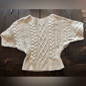 Cable Knit Sweater in Cream